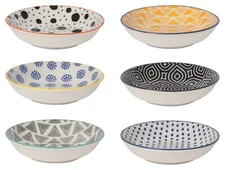 Now Designs Bits & Dots Pinch Bowls | Set of 6