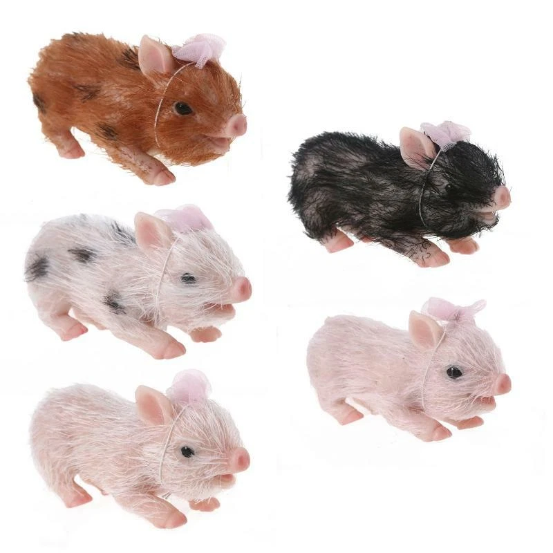 Realistic Pig Shaped Baby Bed Reborn Infant Supplies Durable