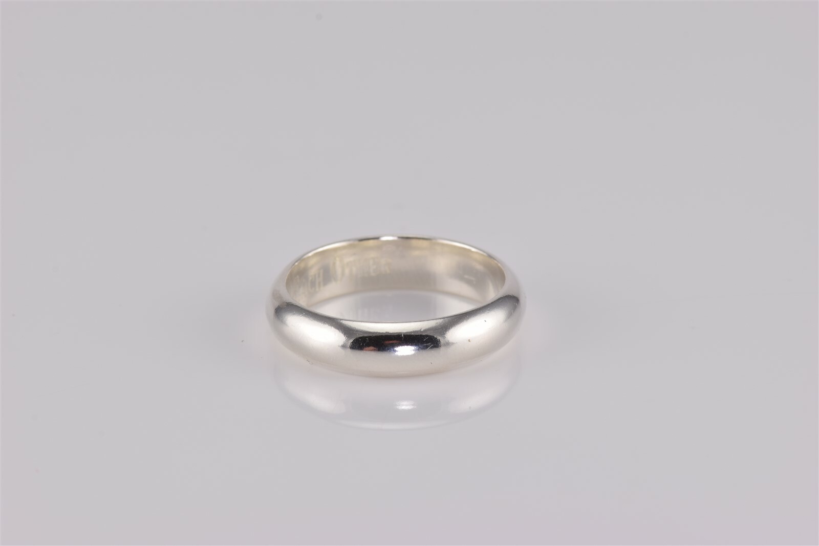 Sterling Silver 5mm Polished Solid Rounded Band R… - image 4