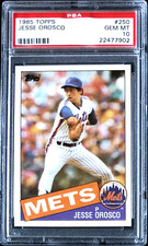 1985 TOPPS #250 JESSE OROSCO PSA 10 GEM MT METS