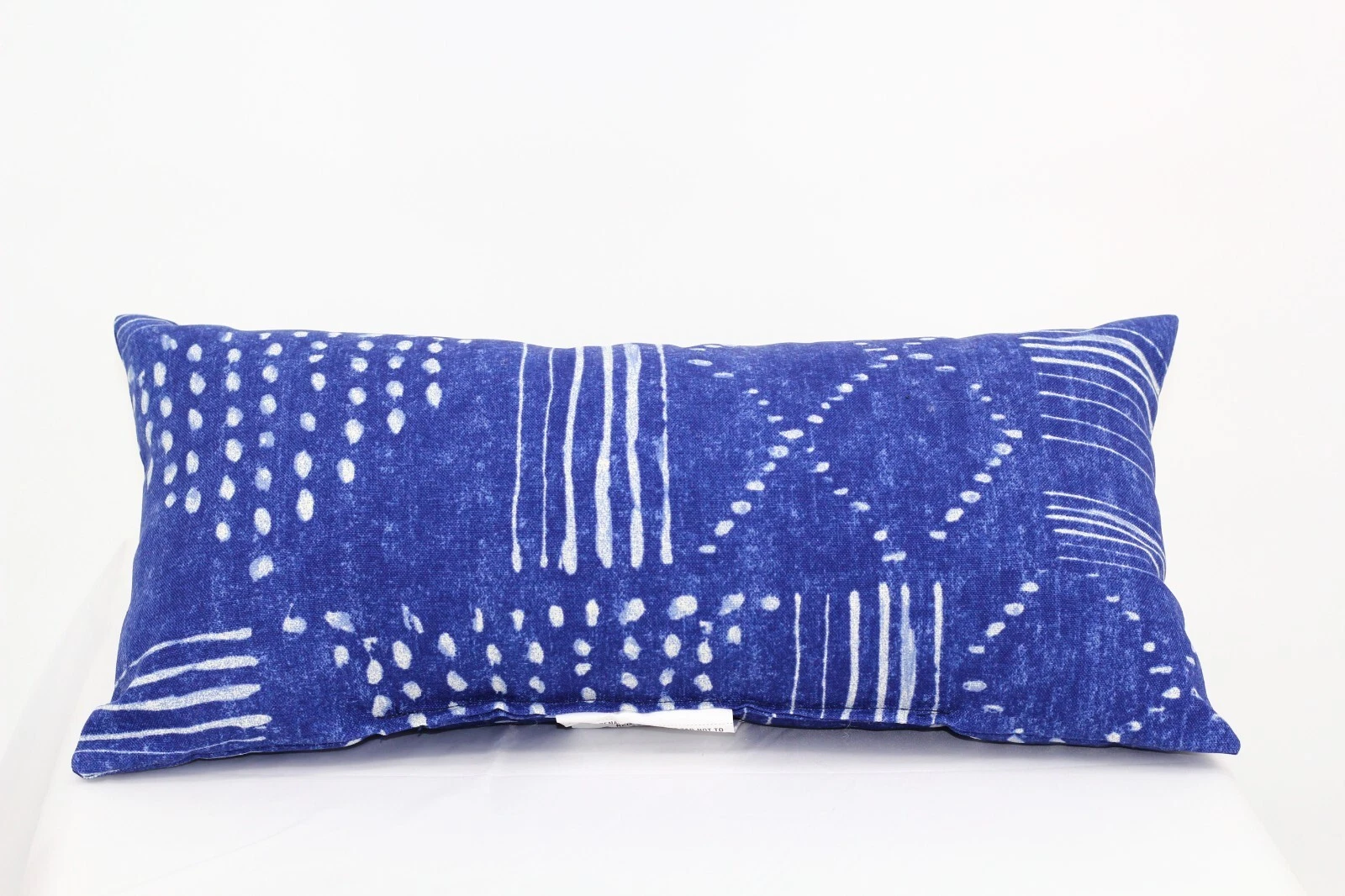 Oversize Lumbar Throw Pillow Indigo Geo Dot - Threshold