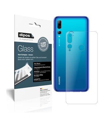 2x Schutzfolie für Huawei P Smart Plus (2019) Rückseite matt - Anti-Shock 9H