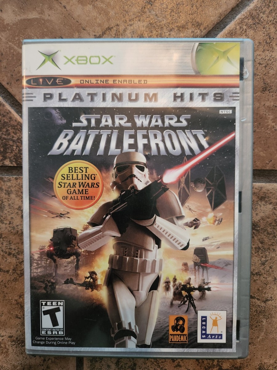 Star Wars Battlefront Original Xbox Game Platinum Hits CIB