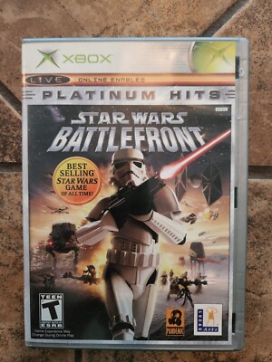 Star Wars Battlefront Original Xbox Game Platinum Hits CIB - Main Image