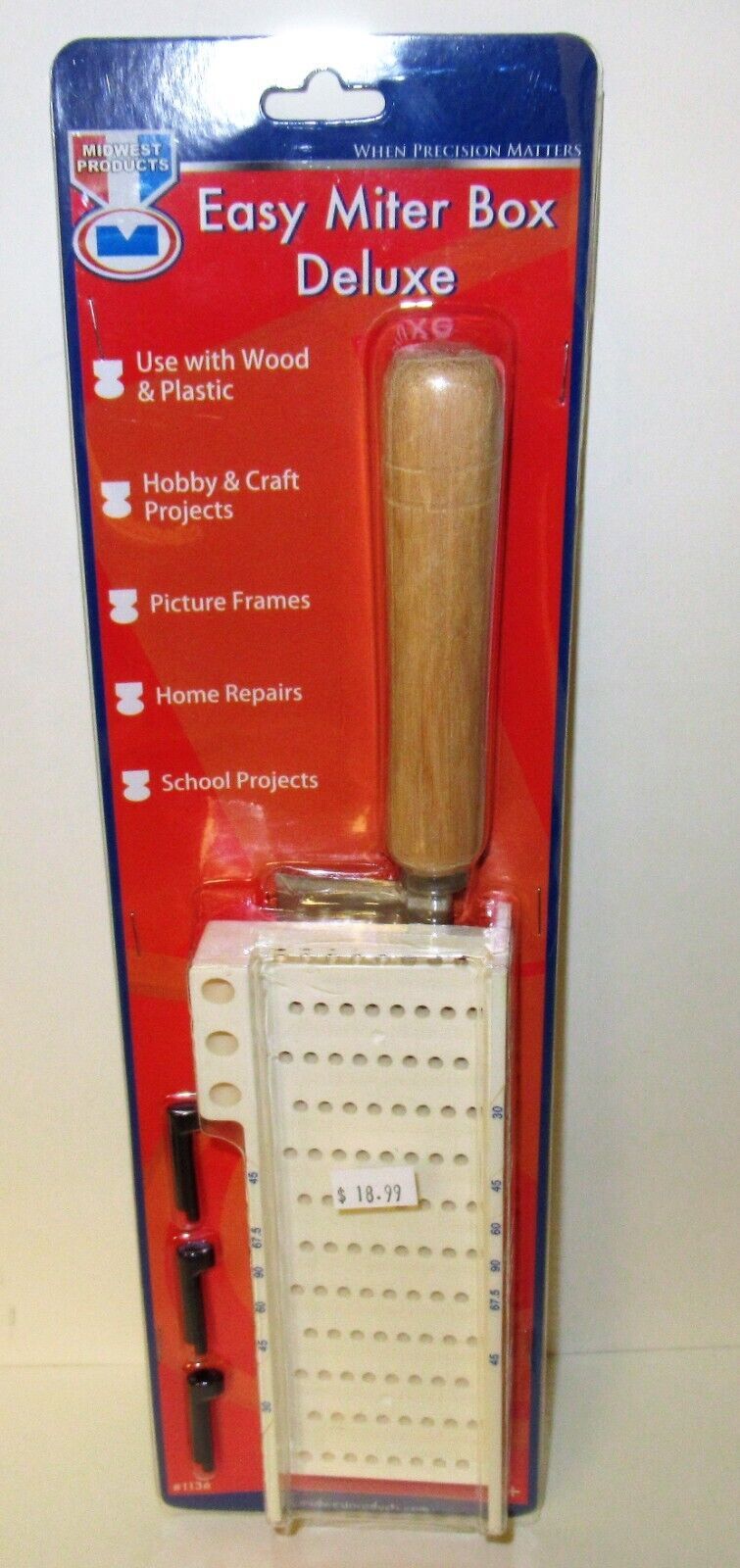 Midwest Products Easy Miter Box Deluxe(Includes Razor Saw w/ 32 tpi