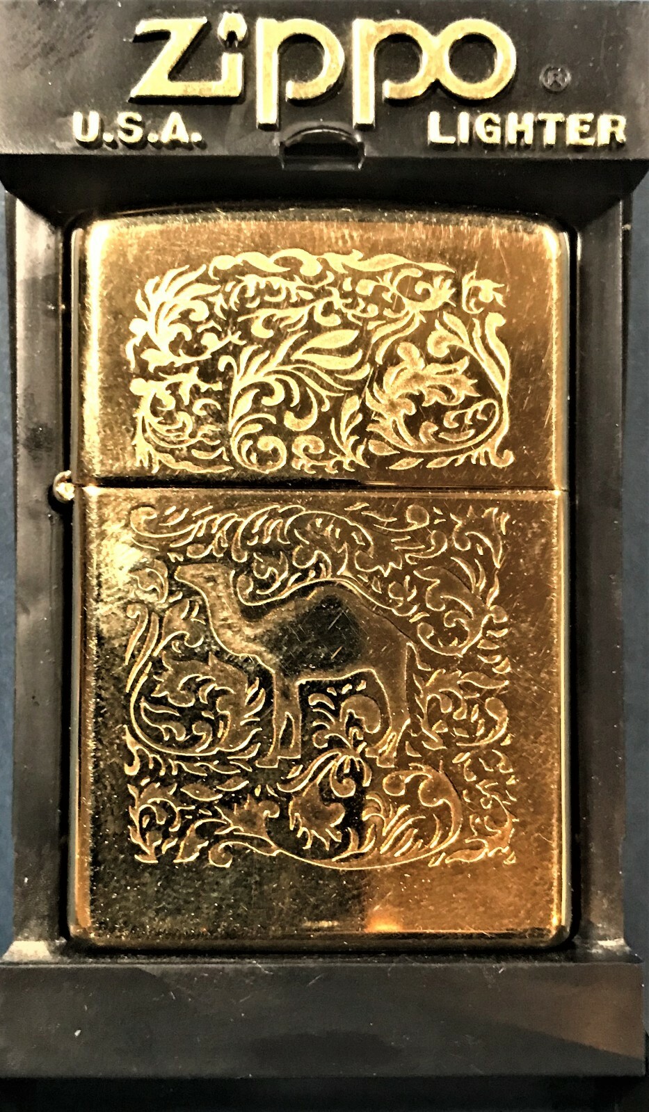 Vintage Zippo 1996 Camel 22k Gold Plated Zippo Lighter eBay