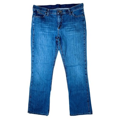 Wrangler Ultimate Riding Jeans Q-Baby Bootcut Blue Denim WRQ20TB 15/16 x 34