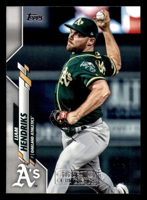 2020 Topps Celebration of the Decades Parallel #194 Liam Hendriks - Oakland Athl