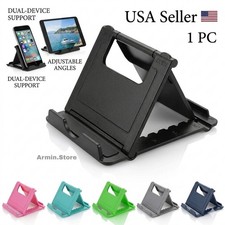 1-Pack NEW Phone Holder Foldable Desk Stand Multi-Angle Mount For iPhone Samsung