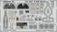 MW22 Eduard FE1557 P-40E Weekend 1/48 Zoom Set For Eduard