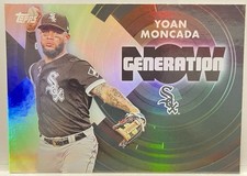 2022 Topps Series 2 Yoan Moncada GENERATION NOW Rainbow Foil White Sox GN-38