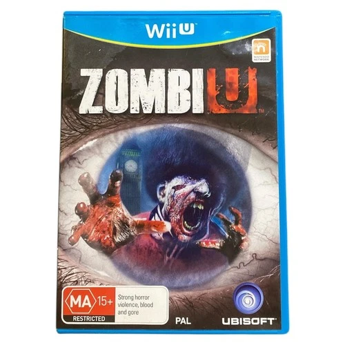 ZombiU Nintendo Wii U Game PAL Ubisoft Survival Horror MA 15+ Multiplayer
