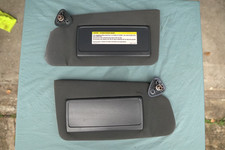 Oem 1994-1996 Pontiac Grand Prix Sun Visors Gray Cloth Pair