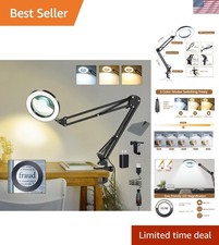 Optical Clarity 10X Magnifying Glass with LED Light - Eye Health Focused