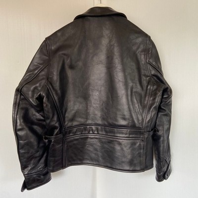 OHOTORO Steel Leather Jacket 正規購入品 OLD JOE PATINA HORSE-HIDE PERFECTO JACKET (PATINA BLACK) 232OJ