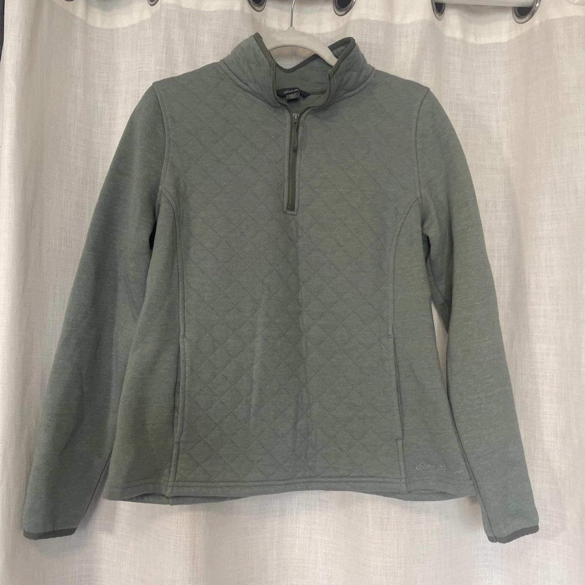 Eddie Bauer fleece 1/4 zip pull over Women's XL