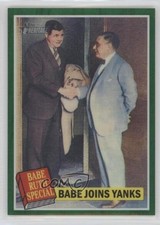 2011 Heritage Chrome Green Refractor Babe Ruth Jacob Ruppert Joins Yanks HOF 2m5