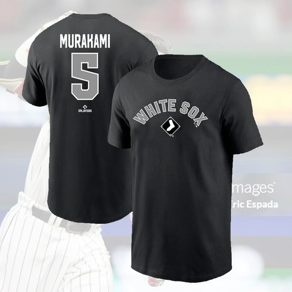 Munetaka Murakami #5 Chicago Team Double Sided T-Shirt for Fans