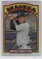2021 Topps Heritage Chrome Refractor 466/572 Gleyber Torres #291 x5u