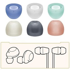 Earbuds Tips Eartips Ear Sleeves for Sony WI-H700 IER-NW510N NW500N H500A C500