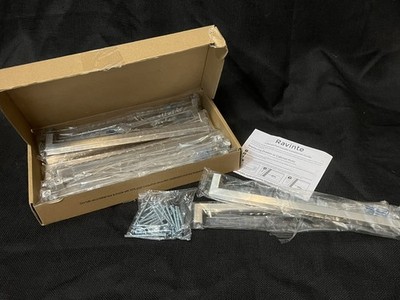 Ravinte Cabinet Handles Drawer Pulls 12 Brushed Nickel 10.5 Inch Silver Hardware
