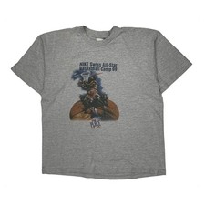 Swiss All Star 1999 Nike Graphic T-Shirt - XL Gray Cotton