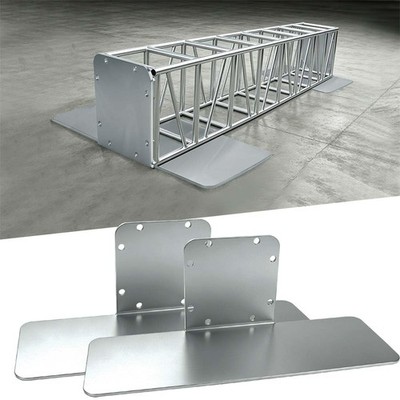 2 Pack Heavy-Duty Hot-Dip Galvanized Truss Base Stand - 8'' x 8'' Compatible Fi...