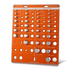 Thread Nut Bolt Checker, metric Size Gauge, 42 and Gauge,... 