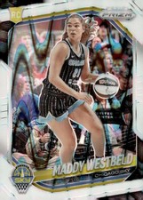 MADDY WESTBELD RC 2025 Panini Prizm WNBA White Seismic #138 ROOKIE Bas ID:166669