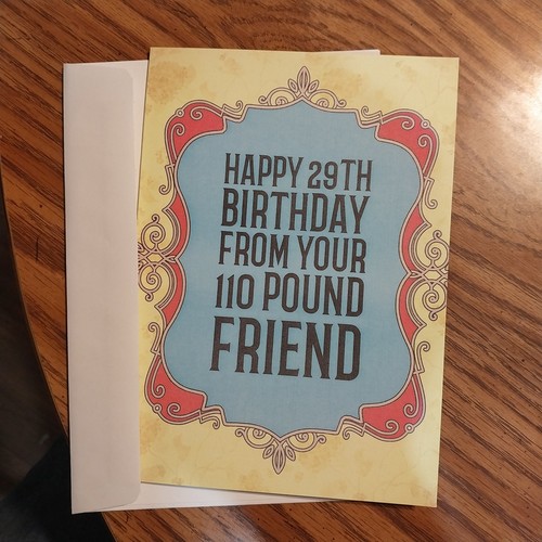 Funny Happy Birthday Card