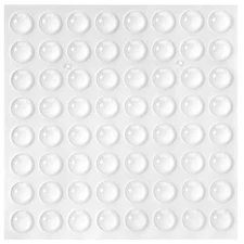 128 Pack Clear Cabinet Door Bumpers - Silicone 3/8 Inch Stoppers