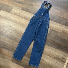 NWI Pointer Brand Bib Overalls Dark Denim Men s Sz 28 USA Farmer Country