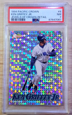 1994 Pacific Crown Collection - Prisms Ken Griffey Jr #8 Silver