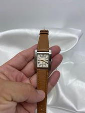Rare Battery Replaced Burberry 18k Square Quartz Watch