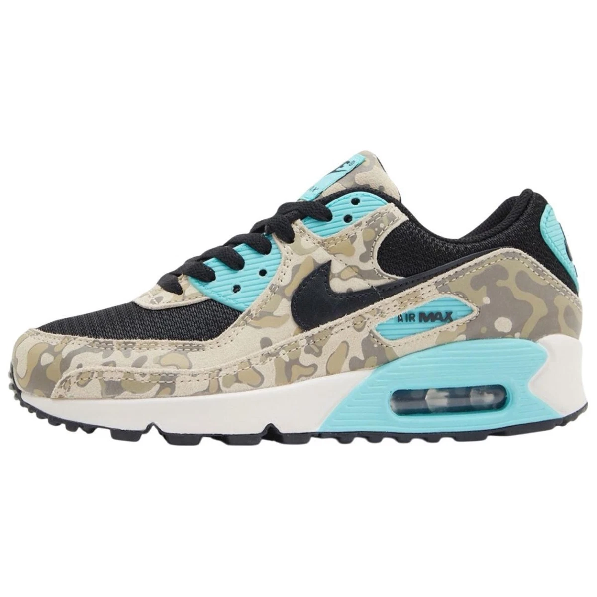 Nike Air Max 90 Premium Digi Camo Men\'s Size 11 Gray Shoe 700155-400 Nike Air Max 90 Premium Camo Mens Running Shoes Sanddrift  main image 3