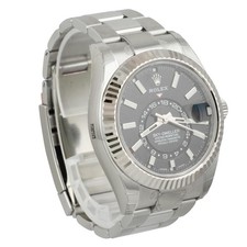 STICKERED Rolex Sky-Dweller Black 42mm Stainless Steel 326934 BOX + PAPERS 2022 4