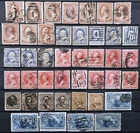 US Stamp Collection 1883-1893 Lot of 42 Scott # 210/230 Used
