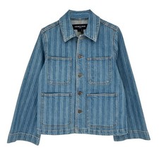 VERONICA BEARD Dahl Striped Denim Jacket S