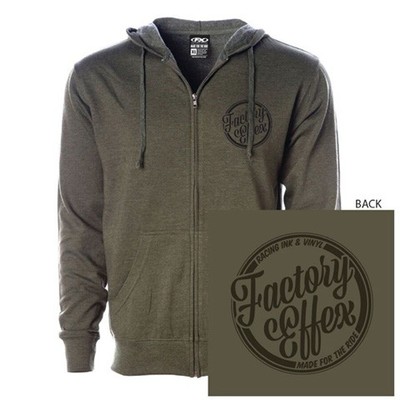 FACTORY EFFEX FACTORY EFFEX SCRIPT ZIP HOODIE / L 22-88814