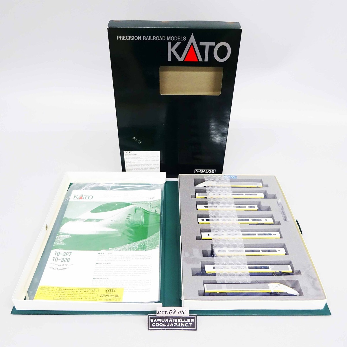 KATO N Scale 10-327 Eurostar Basic 8-Car Set Model Train N Gauge