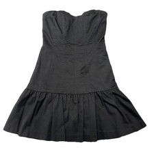 Express Design Studio Strapless Dress NWT Vintage Sz 4 Black Mini Holiday Party
