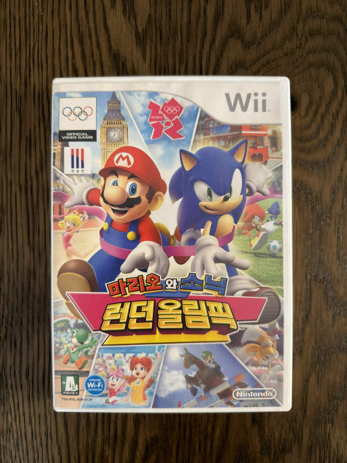 Nintendo Wii Mario & Sonic Beijing Olympics  Korean Version NTSC-K - CIB
