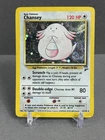 Fart Swirl Chansey 3/130 Holo Rare Base Set 2 Pokémon Card MP