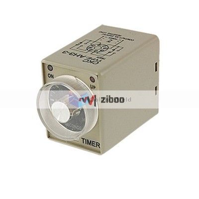 AH3-3 Power on Delay Timer Time Relay 0~30 Second DPDT 8 Pin AC 110V Kd *hu