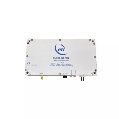 ETL BUCX5-860-7212 L-Band zu Ku-Band Block Up Wandler 12V gebraucht