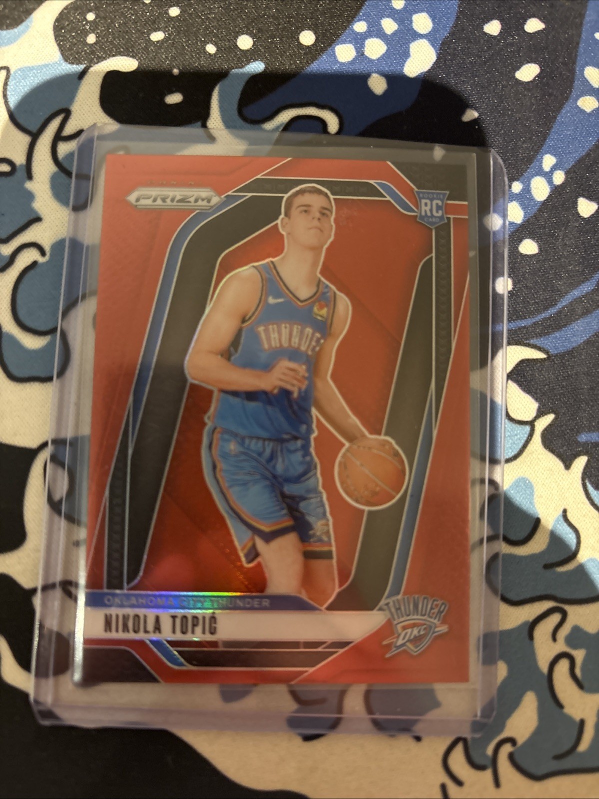 Nikola Topic 2024-25 Panini Prizm - #230 Red Prizm /299 (RC)
