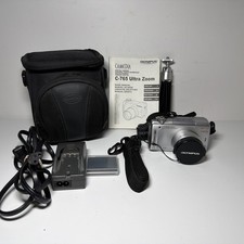 Olympus C-765 Ultra Zoom, New Battery, Charger, Manual, Case, Strap, Stand READ 