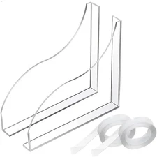 2 Pcs Bathroom Shower Splash Guard for Tub, Bathtub Water Guards, Shower Water G