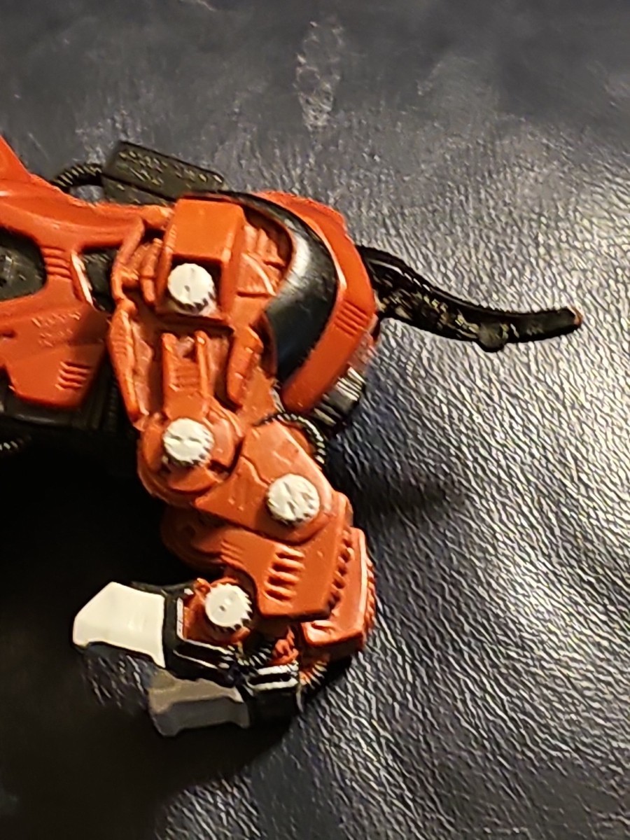 2002 Zoids Zaber Fang Red Saber Tooth Tiger Droid Figure Hasbro