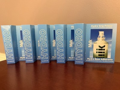 5 X Milk Makeup Hydro Grip Primer-Travel/Sample Size .13 Fl Oz Each Plus Eye Lot